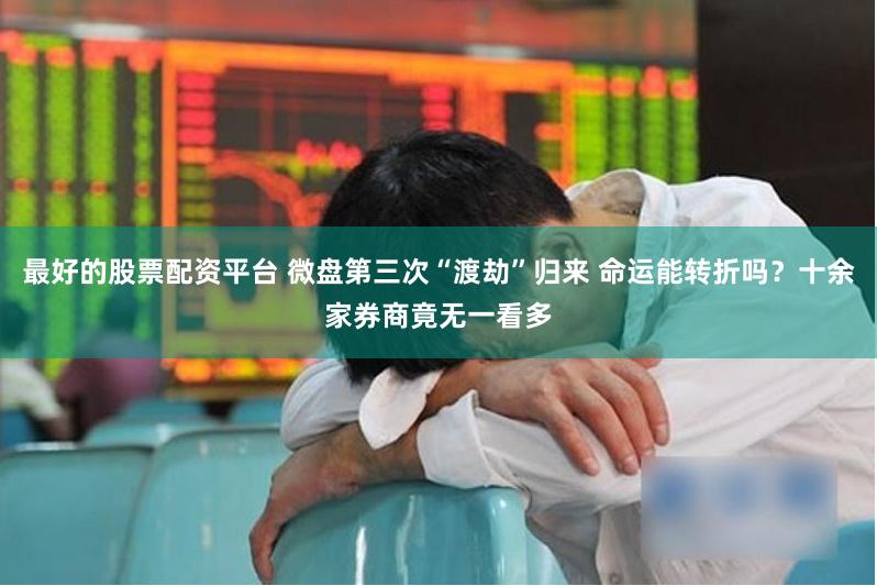 最好的股票配资平台 微盘第三次“渡劫”归来 命运能转折吗？十余家券商竟无一看多