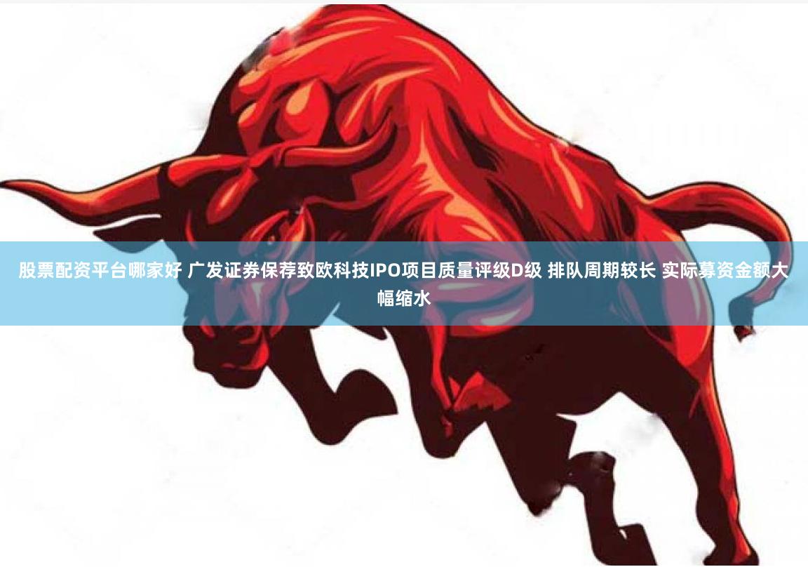 股票配资平台哪家好 广发证券保荐致欧科技IPO项目质量评级D级 排队周期较长 实际募资金额大幅缩水