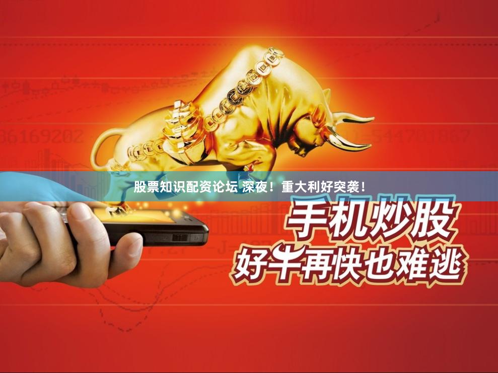 股票知识配资论坛 深夜!重大利好突袭!