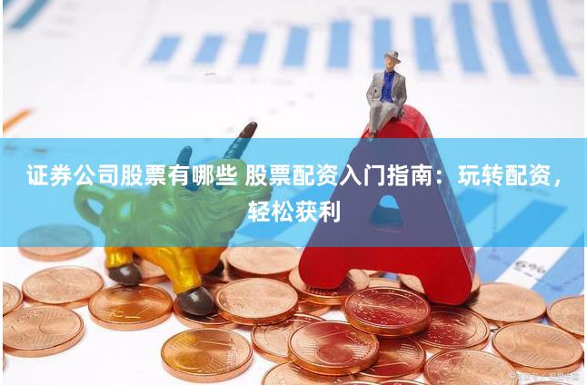 证券公司股票有哪些 股票配资入门指南：玩转配资，轻松获利