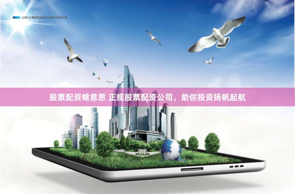 股票配资啥意思 正规股票配资公司，助你投资扬帆起航