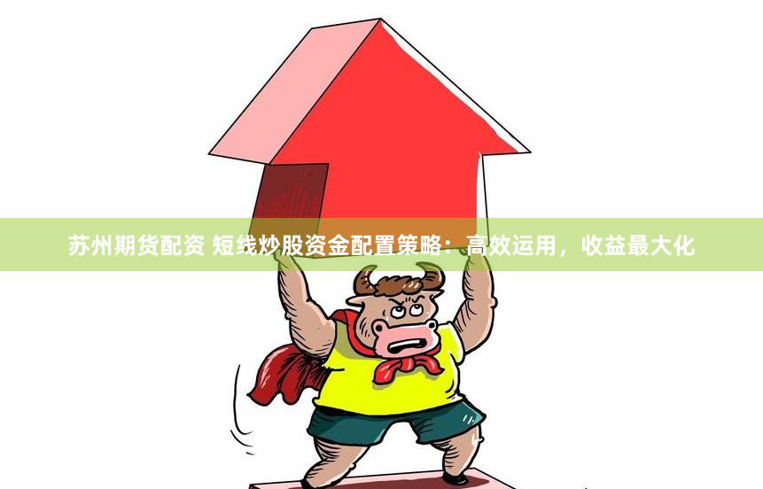 苏州期货配资 短线炒股资金配置策略：高效运用，收益最大化